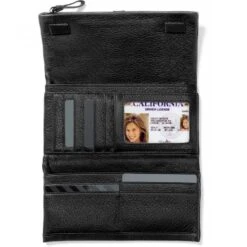 Nolita Shimmer Large Wallet -Fashion Accessories nolita shimmer large wallet black 3