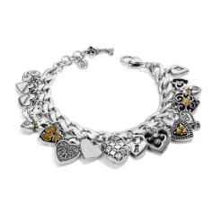 One Heart Charm Bracelet -Fashion Accessories one heart charm bracelet silver gold 1 118ffcfe 0696 4f28 881d e449eb71fb08