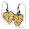 One Heart French Wire Earrings -Fashion Accessories one heart french wire earrings silver gold 0 d32f0b49 77e2 441e 8565 91fc696d0a62