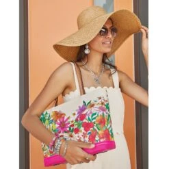 Orchid Tote -Fashion Accessories orchid tote multi 4