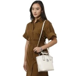 Oriana Small Tote -Fashion Accessories oriana small tote white 4