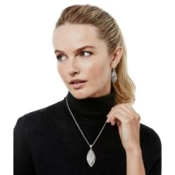 Palmetto Necklace -Fashion Accessories palmetto necklace silver 1