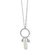 Pebble Pearl Charm Ring Necklace 1 Pebble Pearl Charm Ring Necklace -Fashion Accessories pebble pearl charm ring necklace silver pearl 0 a02bb343 5628 4d30 a2ec 38fc75071a48