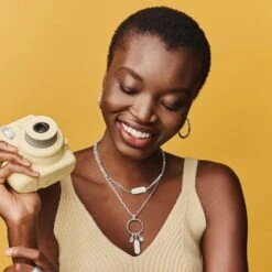 Pebble Pearl Charm Ring Necklace -Fashion Accessories pebble pearl charm ring necklace silver pearl 3 94b533fb 55b2 4c49 b39d d7c4cab72ba3