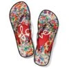 Posies Wedge Flip Flops 1 Posies Wedge Flip Flops -Fashion Accessories posies wedge flip flops multi 0