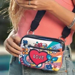 Power Of Love Crossbody Bag -Fashion Accessories power of love crossbody bag multi 4