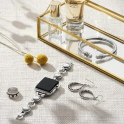 Pretty Tough Bold Watch Band -Fashion Accessories pretty tough bold watch band silver 2