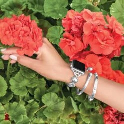 Pretty Tough Bold Watch Band -Fashion Accessories pretty tough bold watch band silver 3