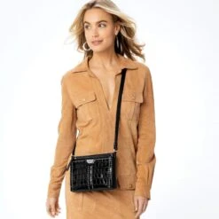 Pretty Tough City Organizer -Fashion Accessories pretty tough city organizer black croco 4