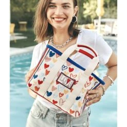 Red White And You Mini Tote -Fashion Accessories red white and you mini tote multi 5