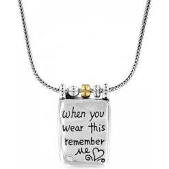 Front Page -Fashion Accessories remember your heart necklace silver gold brush 1 c6b6c2ee e524 440f a039 b659f5574825