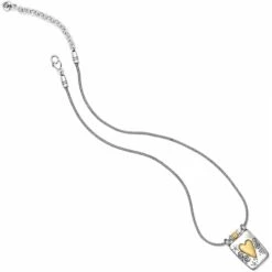 Remember Your Heart Necklace -Fashion Accessories remember your heart necklace silver gold brush 2 a03caf3f 3fce 4358 971c 1f41233606ad