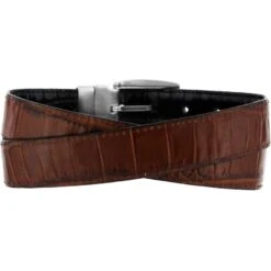 Reversible Croco Belt -Fashion Accessories reversible croco belt black peanut 3 7ab33d93 01fb 447b afc7 8e3c4289f6b6