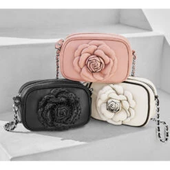 Rosie Mini Camera Bag -Fashion Accessories rosie mini camera bag white black 3