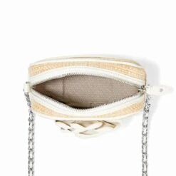 Rosie Straw Camera Bag -Fashion Accessories rosie straw camera bag white 1
