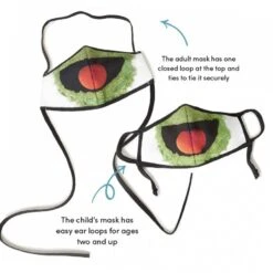 Sesame Street Oscar The Grouch Adult/Child Face Mask (2 Pack) -Fashion Accessories sesame street oscar the grouch adult child face mask 2 pack multi 1 430bfdcf c0a9 4669 bd4f cabcabee061b