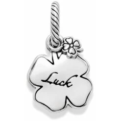Shamrock Luck Charm -Fashion Accessories shamrock luck charm silver green 2 314e0470 781a 4023 aa33 118f7b5d917e