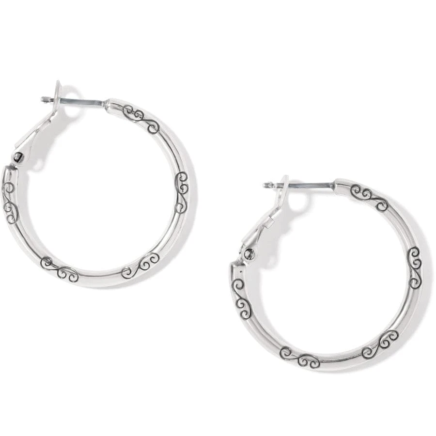 Small Hoop Charm Earrings 4 Small Hoop Charm Earrings - Image 3
