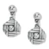Sonora Knot Post Drop Earrings -Fashion Accessories sonora knot post drop earrings silver 0 38c70fec 53c6 4feb ac42 08bfdf2339d6