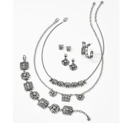 Sonora Knot Post Drop Earrings -Fashion Accessories sonora knot post drop earrings silver 1 e40b4ea7 17d7 47e0 b235 9e515958ca83