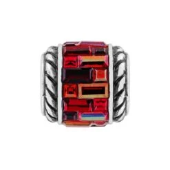 St Michel Bead -Fashion Accessories st michel bead silver red 0