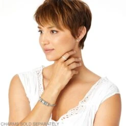 Stardust Thin Stopper Bead -Fashion Accessories stardust thin stopper bead silver 2