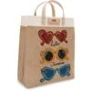 Sunny Shades Burlap Tote -Fashion Accessories sunny shades burlap tote multi 0 37839a54 d9d9 4026 9fee a9eb828ad284
