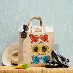 Sunny Shades Burlap Tote -Fashion Accessories sunny shades burlap tote multi 3 8f58740d 182a 48c8 b1b9 ad399d59937d