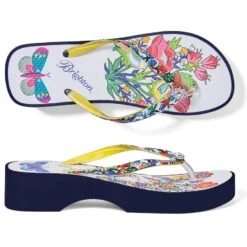 Sunny Wedge Flip Flops -Fashion Accessories sunny wedge flip flops multi 2
