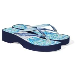 Surf Wedge Flip Flops -Fashion Accessories surf wedge flip flops blue 1 a8b6f9ac 1ad7 4ab2 a1ab ab501eb67455