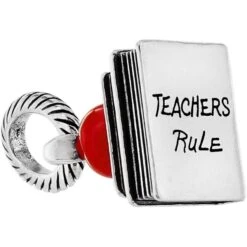 Teachers Rule Charm -Fashion Accessories teachers rule charm silver 2 da1fcd13 c429 457b 934e 4ec675a7469f