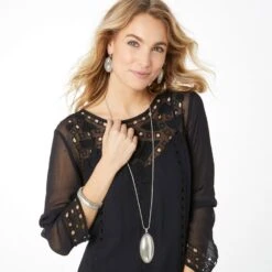 Telluride Hinged Bangle -Fashion Accessories telluride hinged bangle silver 2 9d37d0c7 2036 450b 98af 5da1e7d5a0fb