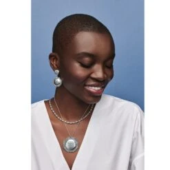 Telluride West Pendant Necklace -Fashion Accessories telluride west pendant necklace silver turquoise 3