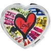 The Art Of Love Compact Mirror -Fashion Accessories the art of love compact mirror silver multi 0
