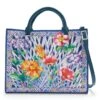 Trellis Blooms Campbell Tote -Fashion Accessories trellis blooms campbell tote multi 0