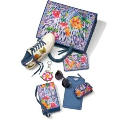 Trellis Blooms Phone Organizer -Fashion Accessories trellis blooms phone organizer multi 4