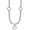 Trio Charm Necklace -Fashion Accessories trio charm necklace silver 0 39111a31 9f17 4a72 83fb 32e5979cbf51