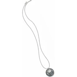 Trust Your Journey Convertible Necklace -Fashion Accessories trust your journey convertible necklace silver aqua 3
