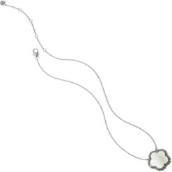 Twinkle La Flor Necklace -Fashion Accessories twinkle la flor necklace silver pearl 2