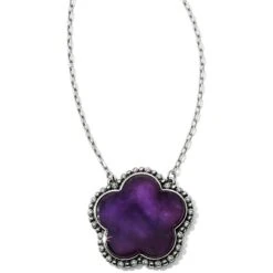 Twinkle La Flor Necklace -Fashion Accessories twinkle la flor necklace silver purple 0