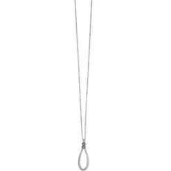 Twinkle Loop Convertible Necklace -Fashion Accessories twinkle loop convertible necklace silver 2