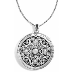 Vita Long Locket Necklace -Fashion Accessories vita long locket necklace silver 2 db35a7a0 4c12 4dbc bc9a 97e0c058da25