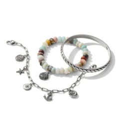 Voyage Mini Charm Bracelet -Fashion Accessories voyage mini charm bracelet silver 2